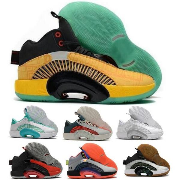 Jumpman 35 35s Basketball Shoes Dynasties Titan Warrior Fragment Bred DNA Jade Green Morpho Low High Top XXXV 2021 Men Designer Trainer Sneakers
Jumpman 35 35s Basketball Shoes Dynasties Titan Warrior Fragment Bred DNA Jade Green Morpho Low High Top XXXV 2021 Men Designer Trainer Sneakers