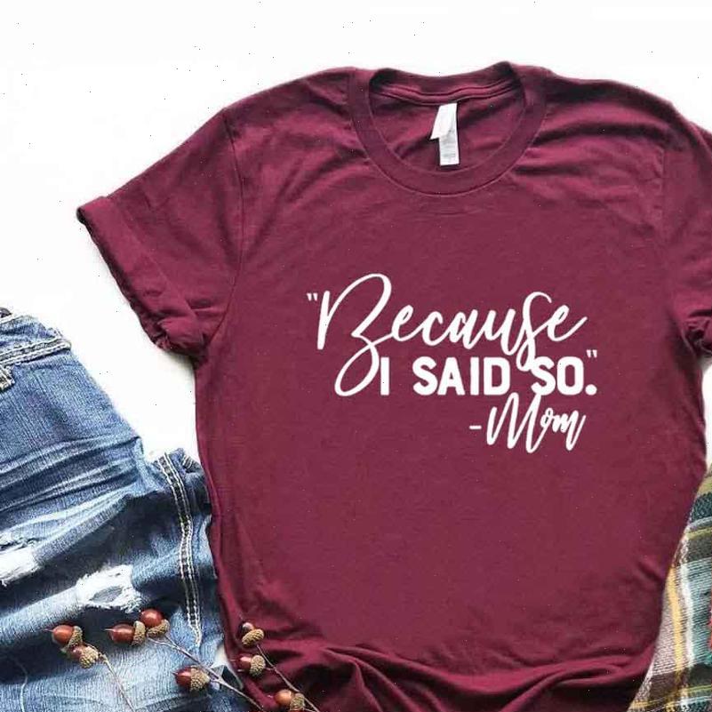 because women t shirts i said so mom life print cotton casual funny shirt lady yong girl tee 6, White
because women t shirts i said so mom life print cotton casual funny shirt lady yong girl tee 6, White