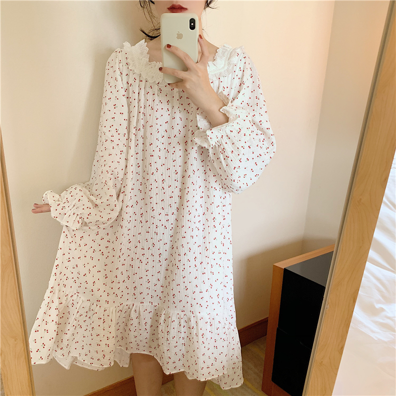 2021red cherry print home clothes women pajamas set shirts pants sleepwear 2 piece set ladies nightgowns cotton homewear y110, Black;red
2021red cherry print home clothes women pajamas set shirts pants sleepwear 2 piece set ladies nightgowns cotton homewear y110, Black;red