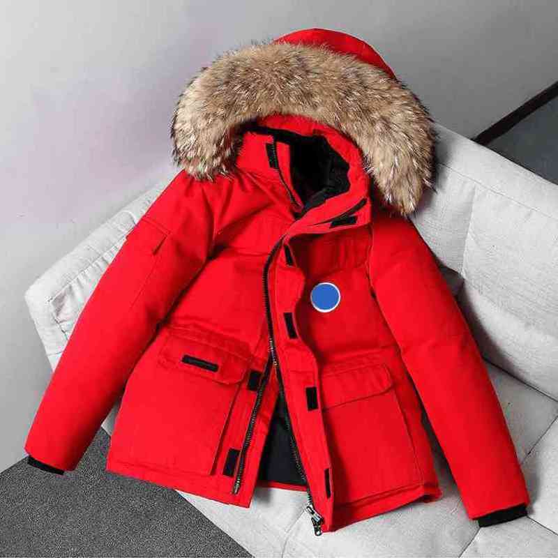 Cotton Padded Canadian Goode Jacket Parkas Men's Wear Long Thickened Large Wool Collar Multi Pocket Hooded gooses Map Table Parker CoatCDWE, Black
Cotton Padded Canadian Goode Jacket Parkas Men's Wear Long Thickened Large Wool Collar Multi Pocket Hooded gooses Map Table Parker CoatCDWE, Black