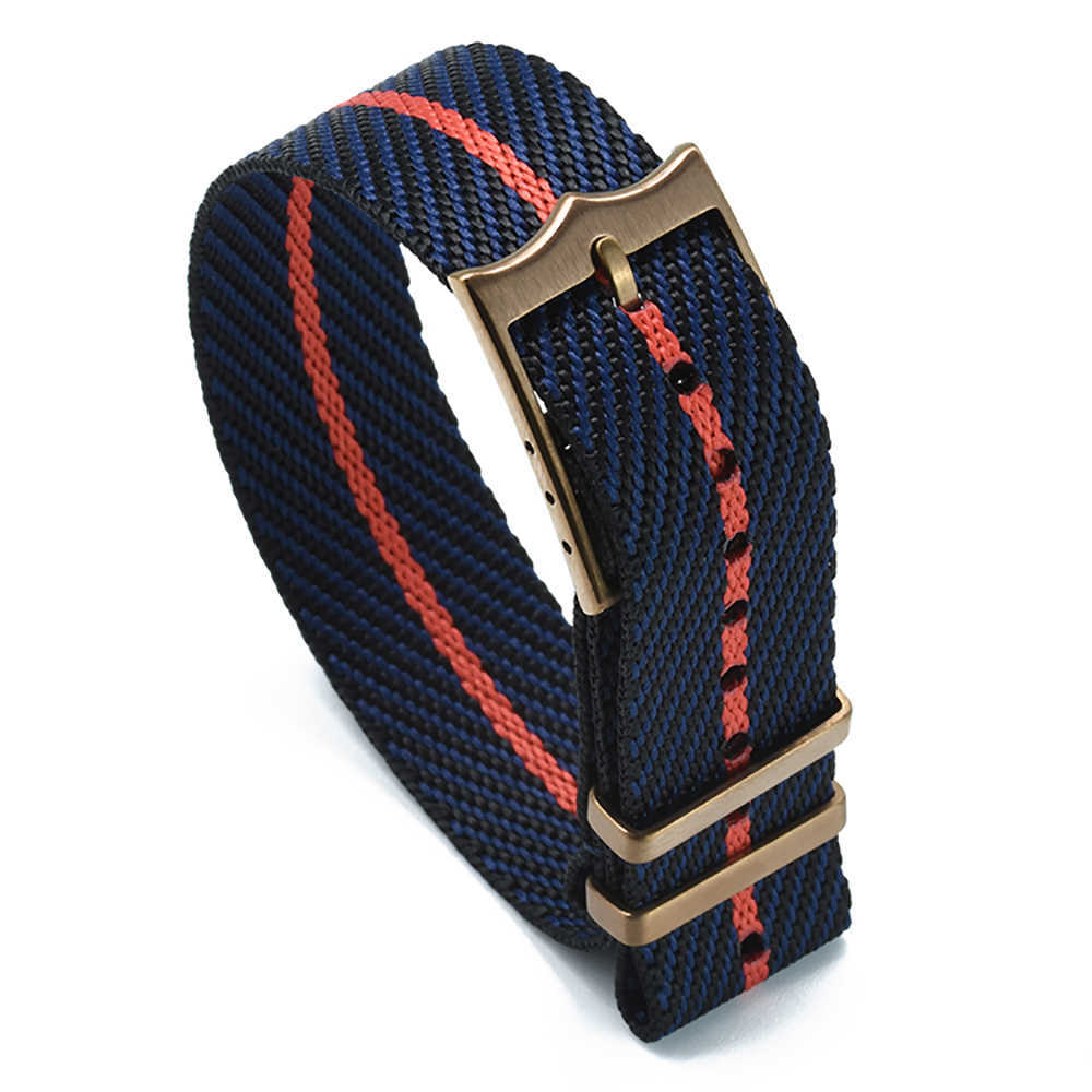 Premium Nato Strap 20mm 22mm Nylon Replacement Bracelet Watch Strap Adjustable Nylon Watch Band Single Pass Style for Tudor H09156