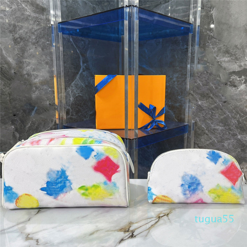 designer summer series Clutch Bag Canvas tie-dye watercolor Toilet bag Cosmetic Cases Men Handbag Purse Fashion Two-piece suit
designer summer series Clutch Bag Canvas tie-dye watercolor Toilet bag Cosmetic Cases Men Handbag Purse Fashion Two-piece suit