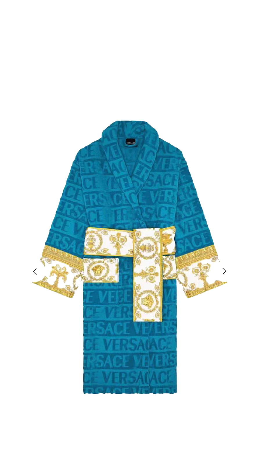 Market popular cotton couples bathrobe with velvet jacquard logo fadeless material :100% imported Egyptian cotton yarn #999 от DHgate WW