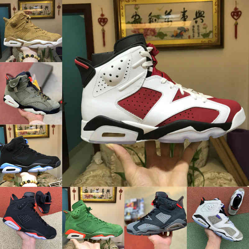 2021 New Travis Hare DMP 6 Mens Basketball Shoes Scotts Reflective 6s Chinese New Year Tinker Black Infrared Carmine Oregon Mens Trainers Sports Sneakers F53, B1001
2021 New Travis Hare DMP 6 Mens Basketball Shoes Scotts Reflective 6s Chinese New Year Tinker Black Infrared Carmine Oregon Mens Trainers Sports Sneakers F53, B1001