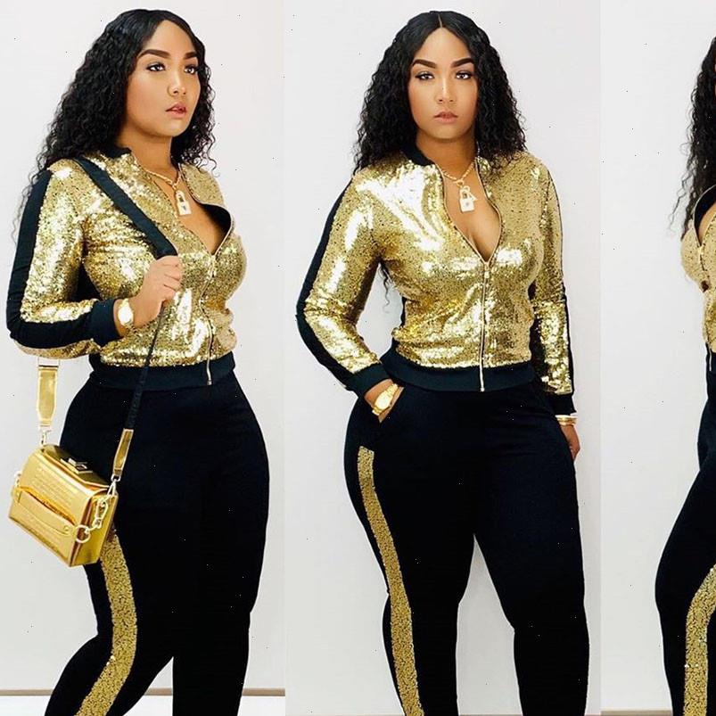 autumn winter sequin 2 womens tracksuits piece set tracksuit long sleeve jacket pants suit streetwear sparkly matching sets club, Gray
autumn winter sequin 2 womens tracksuits piece set tracksuit long sleeve jacket pants suit streetwear sparkly matching sets club, Gray