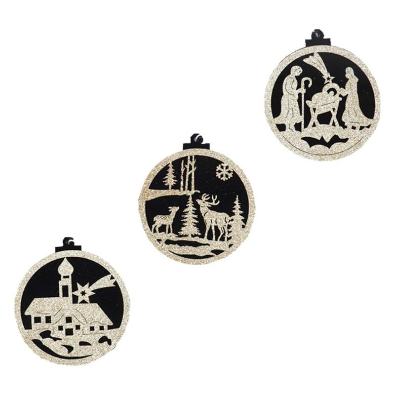 Christmas Decorations 3 Pcs Tree Wooden Ornaments Wood Chip Pendant Baubles With Ropes Cords Mini Round Embellishments Charms For Christma
Christmas Decorations 3 Pcs Tree Wooden Ornaments Wood Chip Pendant Baubles With Ropes Cords Mini Round Embellishments Charms For Christma