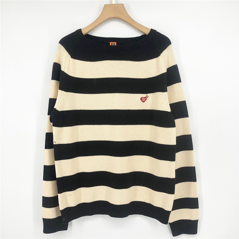 22FW TOP Striped Sweater Men Women Oversize 1 High-Quality Crewneck Pullovers Sweater Sweatshirts, Black
22FW TOP Striped Sweater Men Women Oversize 1 High-Quality Crewneck Pullovers Sweater Sweatshirts, Black