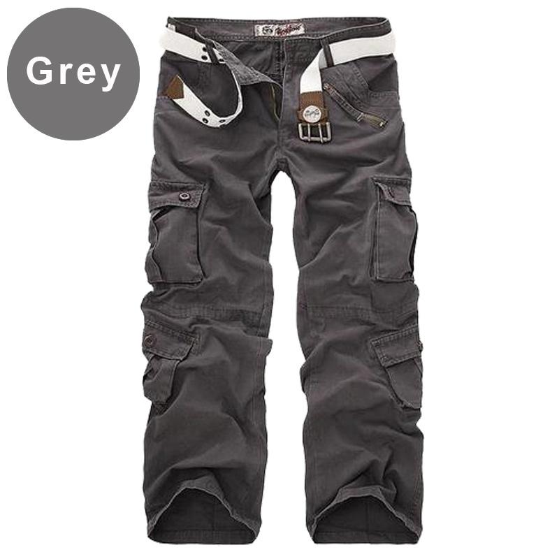 Multi-pocket Mens Camouflage Cargo Pants Elastic Military Trousers Male Outdoor Jogger Tactical Combat Anti-Pilling Bottom Men's