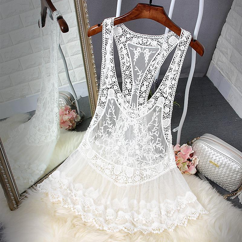 Women's Tanks & Camis Vintage Sweet Cute Casual Crochet Knit Floral Hollow Out Lace Vest Slim Bohemia Tops Blouse Handmade Beige Beach Cover, White
Women's Tanks & Camis Vintage Sweet Cute Casual Crochet Knit Floral Hollow Out Lace Vest Slim Bohemia Tops Blouse Handmade Beige Beach Cover, White