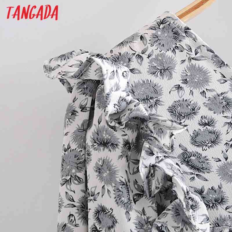 Summer Women Flowers Ruffles Short Sleeve Ladies Mini Dress Vestidos 4D5 210416