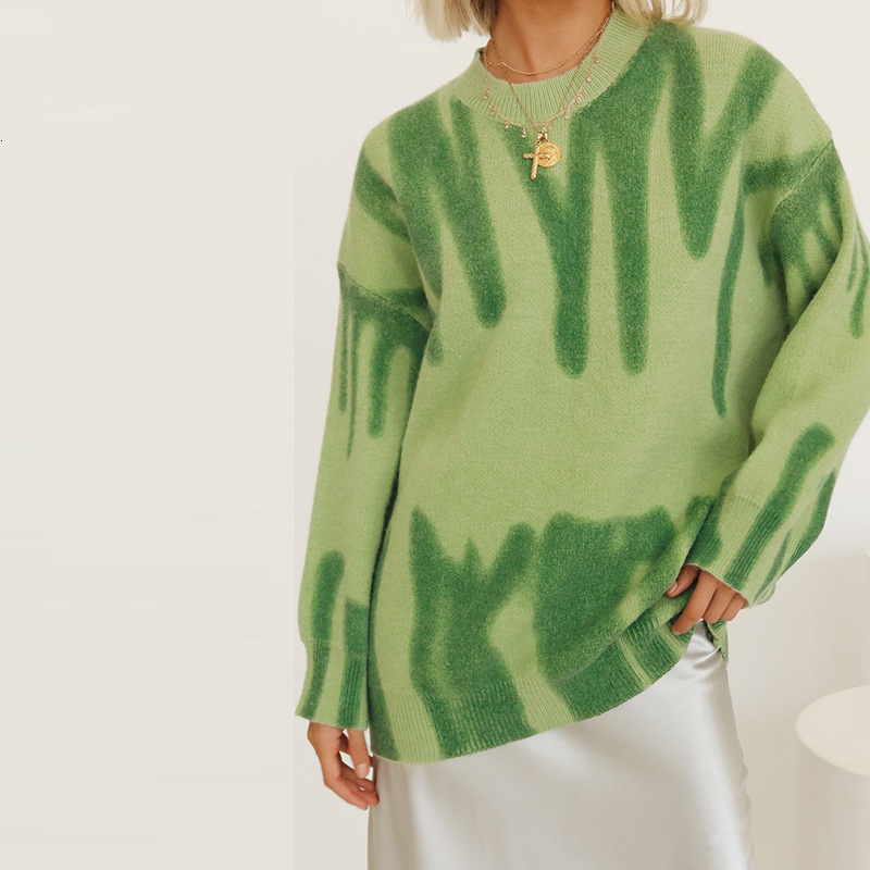 women's sweaters autumn mesh loose tie dye pull o ver female sweater sleeve completes the oversized neck vintage femme long jumper m61x, White;black
women's sweaters autumn mesh loose tie dye pull o ver female sweater sleeve completes the oversized neck vintage femme long jumper m61x, White;black