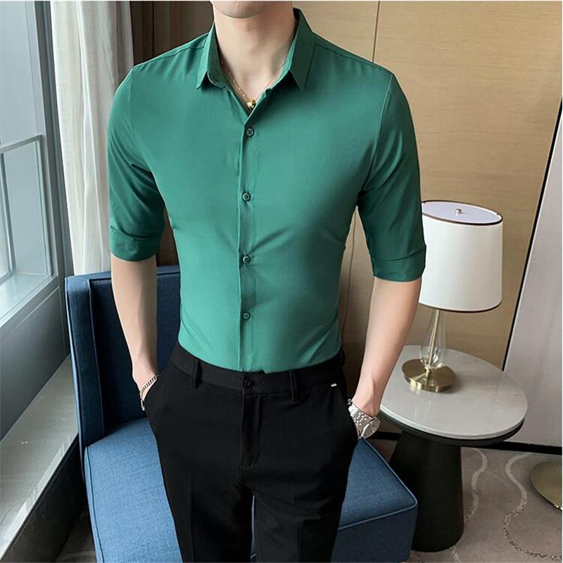 Men's Casual Shirts British Style Shirt Men Summer Half Sleeve Business 2022 Solid Slim Fit Streetwear Tuxedo Dress, White;black
Men's Casual Shirts British Style Shirt Men Summer Half Sleeve Business 2022 Solid Slim Fit Streetwear Tuxedo Dress, White;black