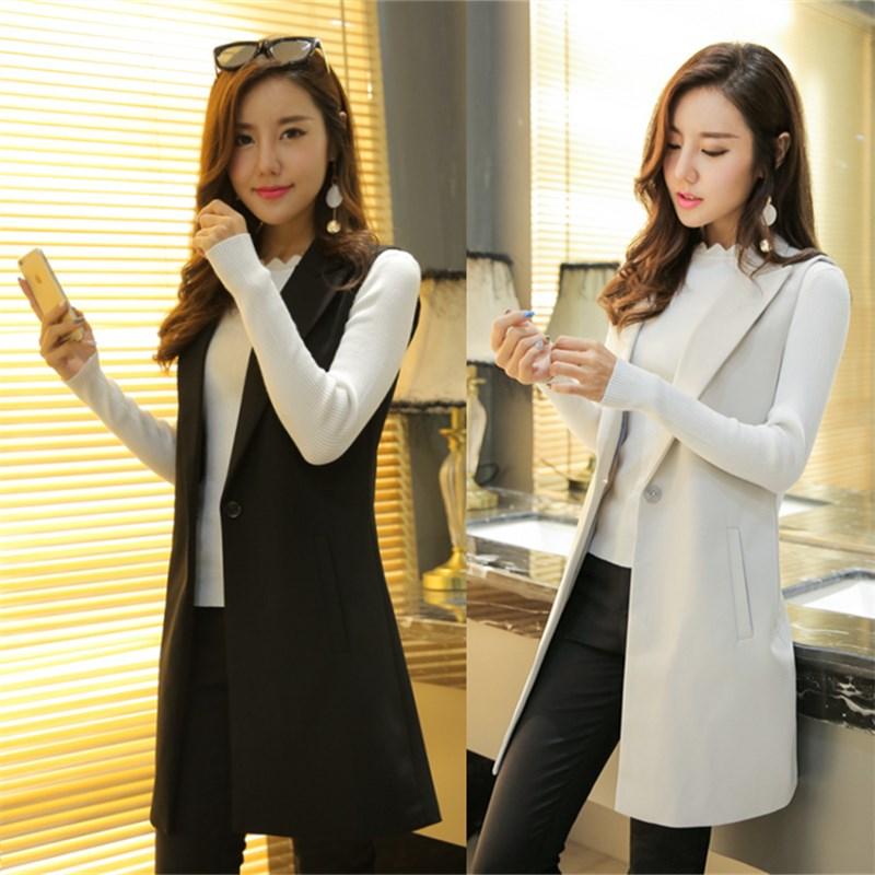 Women' Vests Classic Women Long Blazer Vest Elegant Office Lady Coat Female Waistcoat Causal Suits Sleeveless Jacket Plus Size, Black
Women' Vests Classic Women Long Blazer Vest Elegant Office Lady Coat Female Waistcoat Causal Suits Sleeveless Jacket Plus Size, Black