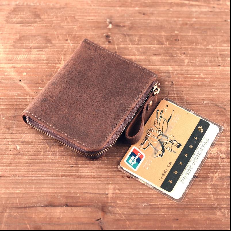 handmade zipper genuine leather wallets men vintage short crazy horse small purse male minimalist wallet for, Red;black
handmade zipper genuine leather wallets men vintage short crazy horse small purse male minimalist wallet for, Red;black