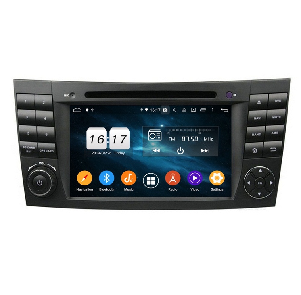 4gb+128gb PX6 7" Android 10 Car DVD Player for Mercedes-Benz E-Class W211 G-Class W463 CLK-Class W209 CLS-Class W219 Stereo Radio GPS WIFI Bluetooth 5.0 CarPlay
4gb+128gb PX6 7" Android 10 Car DVD Player for Mercedes-Benz E-Class W211 G-Class W463 CLK-Class W209 CLS-Class W219 Stereo Radio GPS WIFI Bluetooth 5.0 CarPlay
