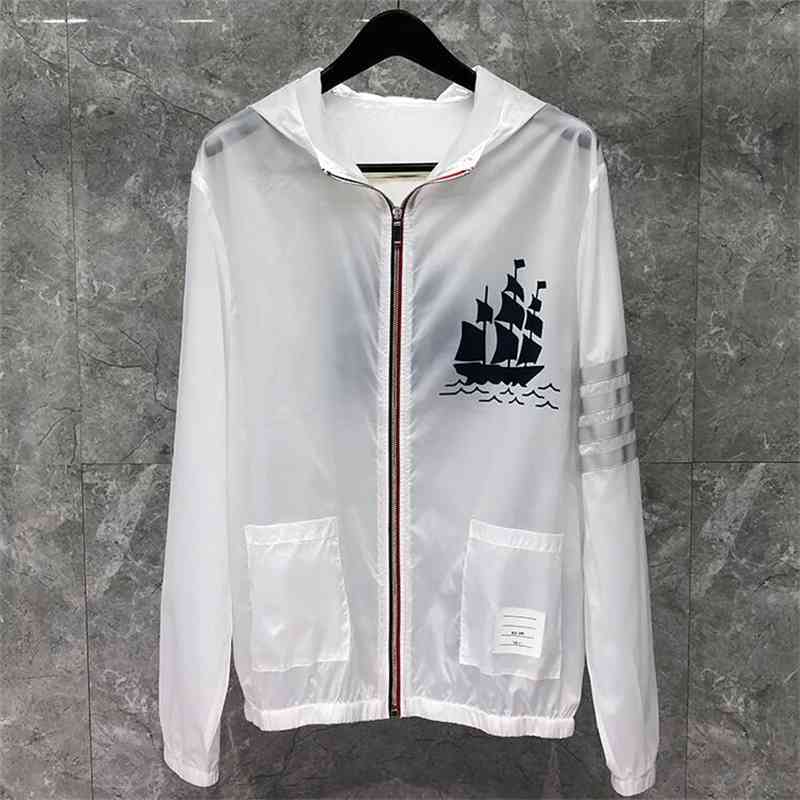 downs TB THOM Fashion Brand Jacket Men Uv Sun Protection Summer Thin Sports Coat Casual Hooded Loose Boat pattern Sunscreen Clothing, Black
downs TB THOM Fashion Brand Jacket Men Uv Sun Protection Summer Thin Sports Coat Casual Hooded Loose Boat pattern Sunscreen Clothing, Black