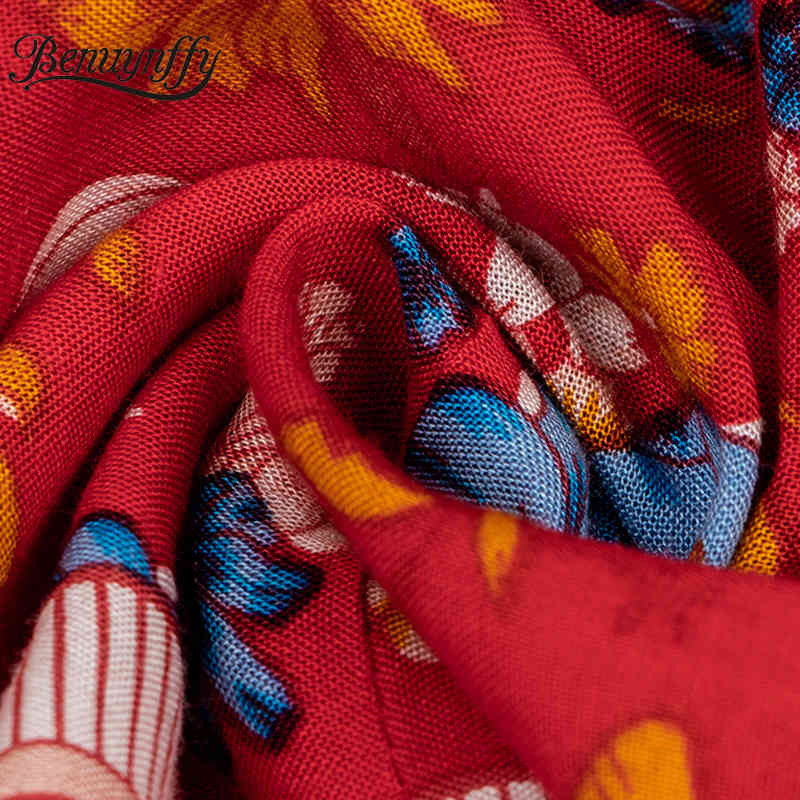 V-neck Button Front Floral Print Rompers Womens Jumpsuit Holiday Boho Summer 3/4 Sleeve Drawstring Waist Romper 210510