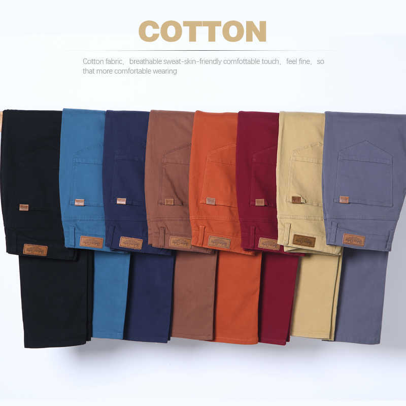 Classic Men's Khaki Casual Pants Business Fashion Slim Fit Cotton Stretch Trousers Male Brand Clothing 210616, Red
Classic Men's Khaki Casual Pants Business Fashion Slim Fit Cotton Stretch Trousers Male Brand Clothing 210616, Red