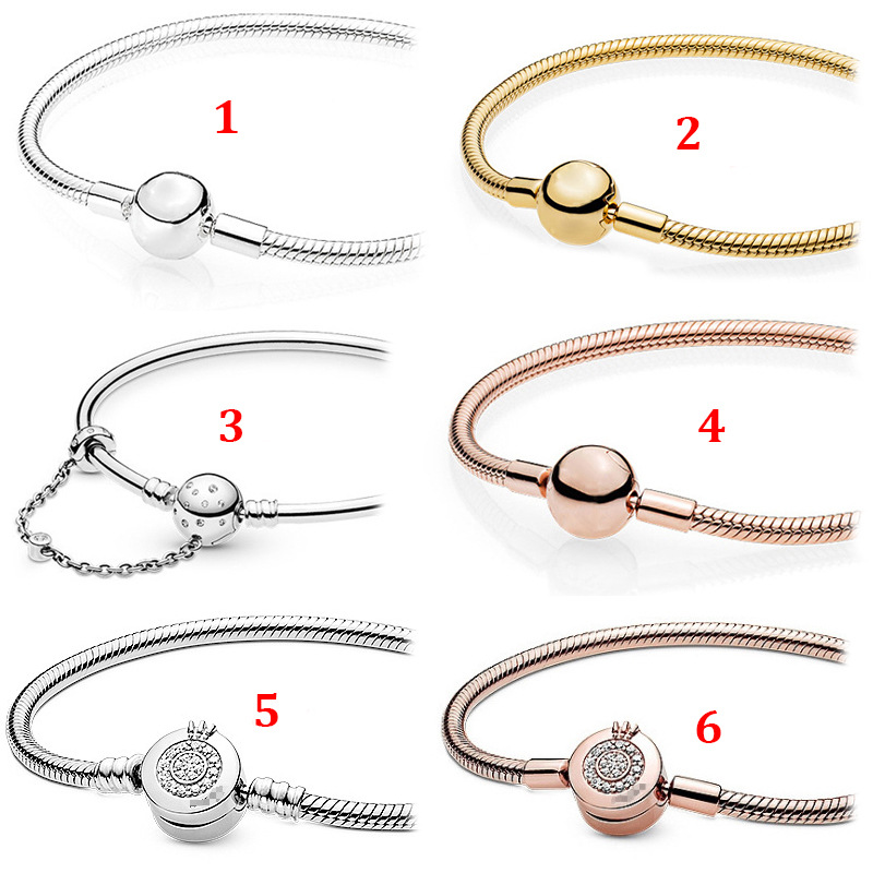 Genuine S925 Sterling Silver Fit Pandora Bracelet round head crown clasp snake bone bracelet DIY Bead Love Heart Blue Crysta Charm For DIY B, Black
Genuine S925 Sterling Silver Fit Pandora Bracelet round head crown clasp snake bone bracelet DIY Bead Love Heart Blue Crysta Charm For DIY B, Black