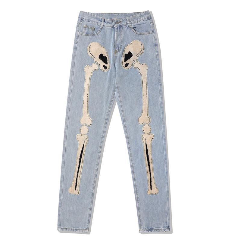 Men's Jeans Men Hip Hop Streetwear Skull Embroidery Denim Pants 2021 Harajuku Punk Straight Trousers Autumn Fashion Casual Baggy, Black
Men's Jeans Men Hip Hop Streetwear Skull Embroidery Denim Pants 2021 Harajuku Punk Straight Trousers Autumn Fashion Casual Baggy, Black