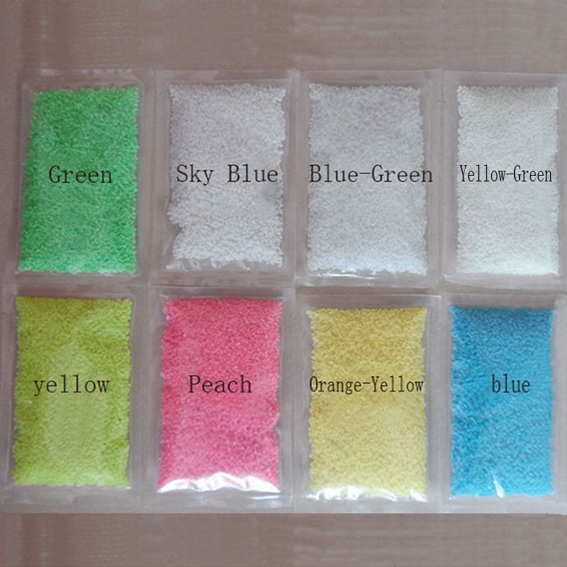 10g wedding Party DIY Fluorescent Super luminous Particles Glow Pigment Bright Gravel Noctilucent Sand Glowing in the Dark Sand Powder