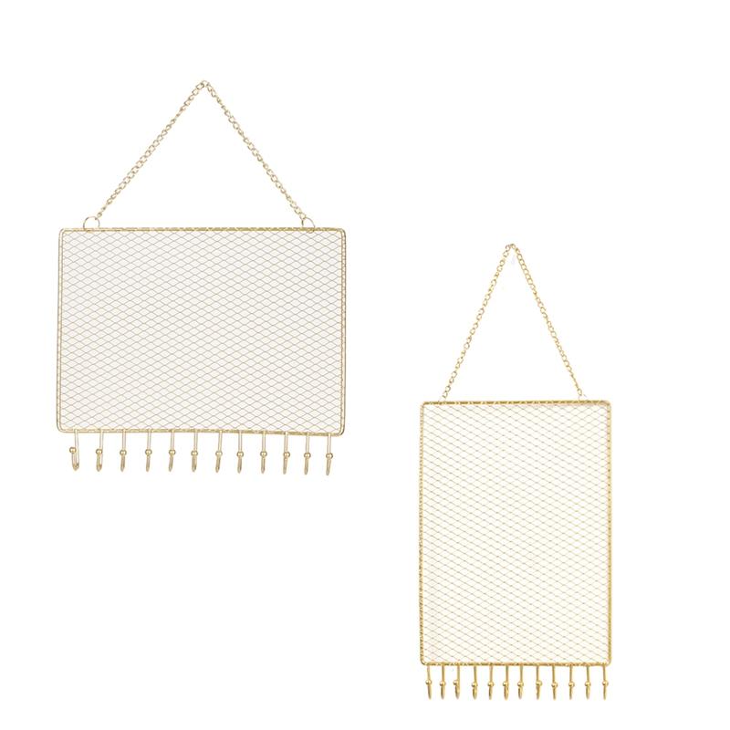 Jewelry Pouches, Bags Metal Grid Rectangle Wall Shelf Earring Organizer Holder Ear Stud Bracelet Necklace Ring Display Rack, Pink;blue
Jewelry Pouches, Bags Metal Grid Rectangle Wall Shelf Earring Organizer Holder Ear Stud Bracelet Necklace Ring Display Rack, Pink;blue