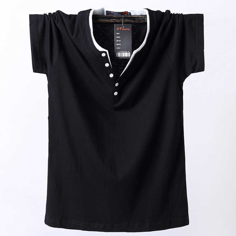 Plus Size 5XL 6XL 7XL 8XL Men Big Tall -shirt Short Sleeves Oversized Shirt Cotton Male Large op ee Summer Fit 210629