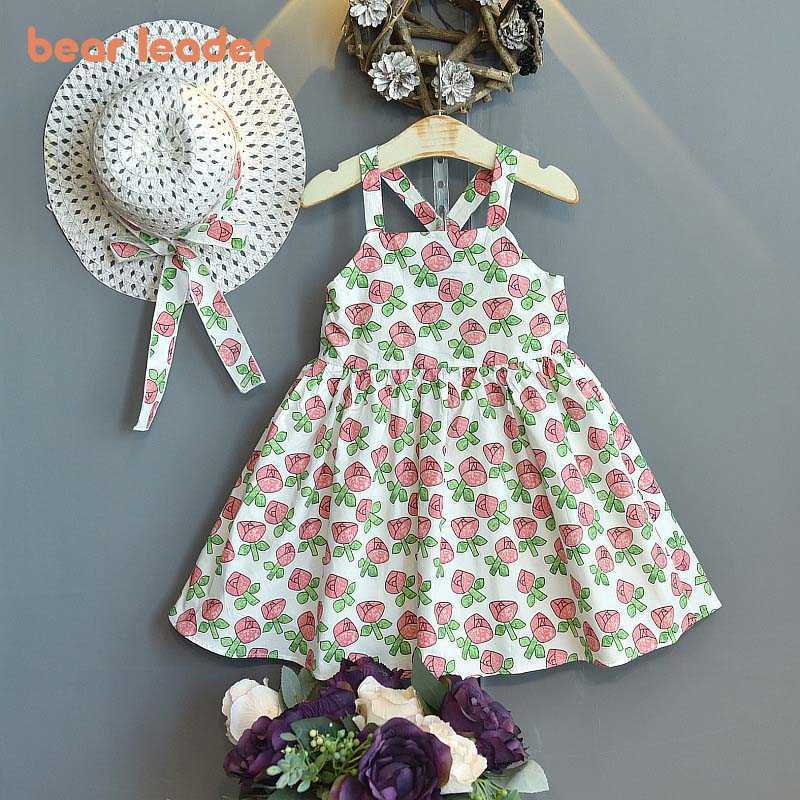 Bear Leader Baby Girls Floral Print Dresses Summer Kids Girl Flowers Princess Vestidos Children Suspenders Costumes With Hats 210708, Ah2867pink
Bear Leader Baby Girls Floral Print Dresses Summer Kids Girl Flowers Princess Vestidos Children Suspenders Costumes With Hats 210708, Ah2867pink