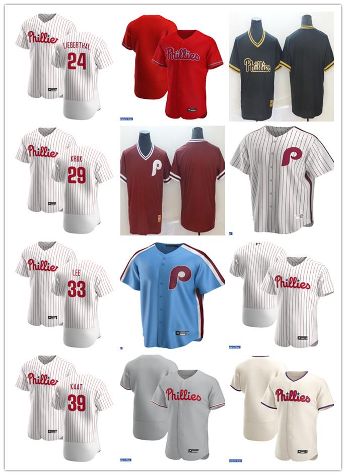 Men Women Youth 39 Jim Kaat 29 John Kruk 33 Cliff Lee 24 Mike Lieberthal Custom Baseball Jersey Blank white red blue, Blue;black
Men Women Youth 39 Jim Kaat 29 John Kruk 33 Cliff Lee 24 Mike Lieberthal Custom Baseball Jersey Blank white red blue, Blue;black