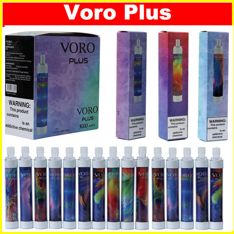 Voro Plus Rechargeable Disposable Vape Pen Cigarette Device with RGB Light 650mAh Battery 4.8ml Cartridges Prefill 3300 Puffs Glowing Vapes Kit
Voro Plus Rechargeable Disposable Vape Pen Cigarette Device with RGB Light 650mAh Battery 4.8ml Cartridges Prefill 3300 Puffs Glowing Vapes Kit
