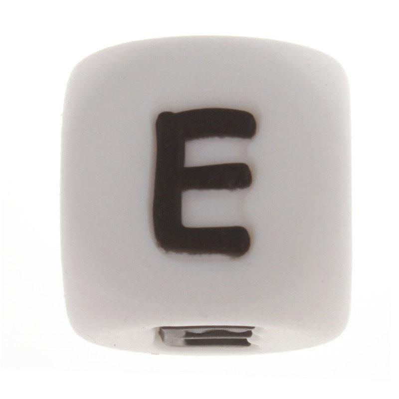 2021 Alphabet Letter Beads 12MM Silicone Baby Teethers Silicon Bites Bpa Free Baby Teething Teether Beads for Necklaces