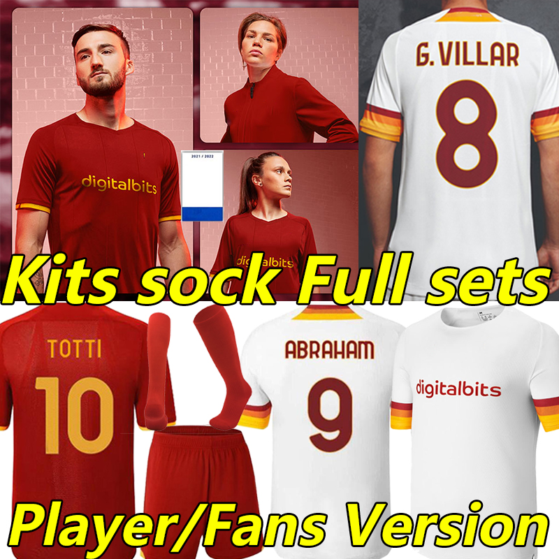 21/22 Soccer jersey fans player version ZANIOLO ROMA ABRAHAM PEDRO PASTORE rome TOTTI KLUIVERT KOLAROV football shirt 2021 2022 Kits sock Full sets uniforms, 21-22 away kids
21/22 Soccer jersey fans player version ZANIOLO ROMA ABRAHAM PEDRO PASTORE rome TOTTI KLUIVERT KOLAROV football shirt 2021 2022 Kits sock Full sets uniforms, 21-22 away kids