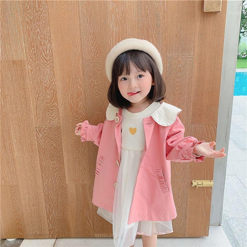 Jackets 2021 Girls Baby Trench Coats Petals Collar Fashion Kids Spring Autumn Outfits Children Clothes, Blue;gray
Jackets 2021 Girls Baby Trench Coats Petals Collar Fashion Kids Spring Autumn Outfits Children Clothes, Blue;gray