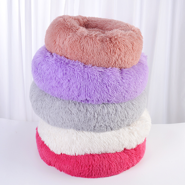 vip Order k Soft Long Plush Bed Cat Winter Warm Dog Sofa House Mattress For Small Large Pet Dogs Fluffy Kennel 210401