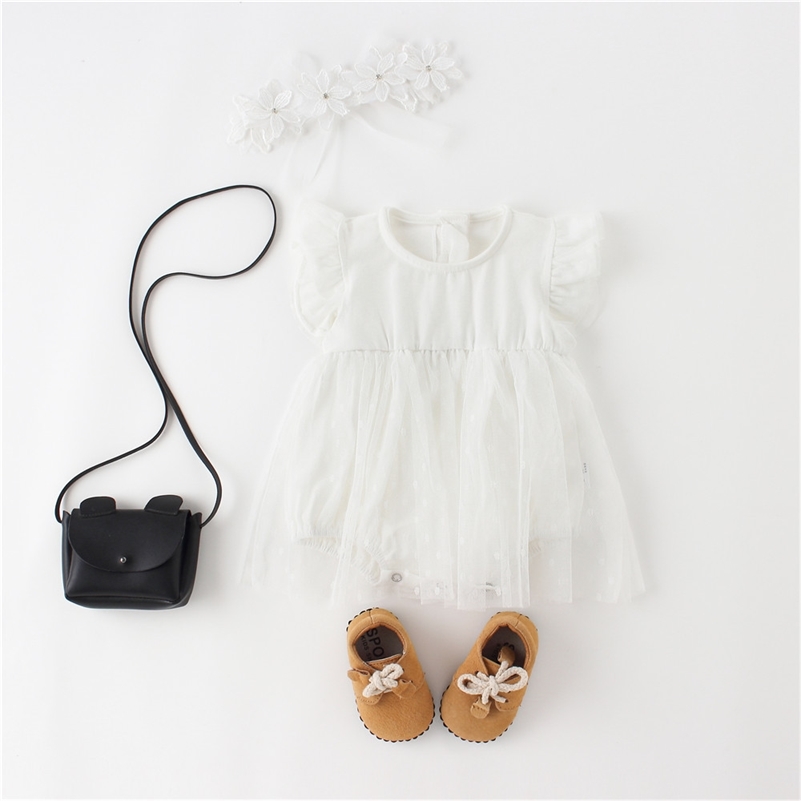 Summer baby girls fly sleeve mesh bodysuits infant kids cute birthday princess dress 0-2Y 210708, Only dress
Summer baby girls fly sleeve mesh bodysuits infant kids cute birthday princess dress 0-2Y 210708, Only dress