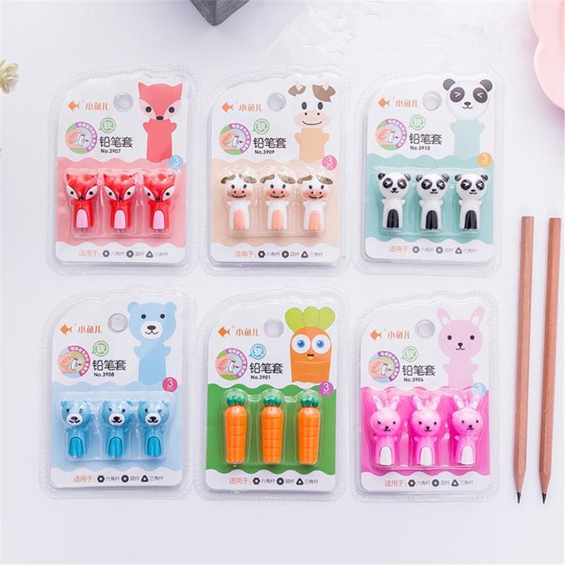 3Pcs/set Cute Animal Pencil Lengthen Extender Holder Portable Cap For Office School Stationery Pencils
3Pcs/set Cute Animal Pencil Lengthen Extender Holder Portable Cap For Office School Stationery Pencils