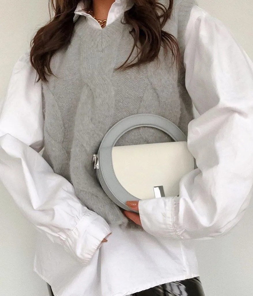 Autumn Spring Sleeveless Sweater Vest Women Elegant Korean Style Casual Loose Women's Pullovers Female Jumpers Clothing 210521