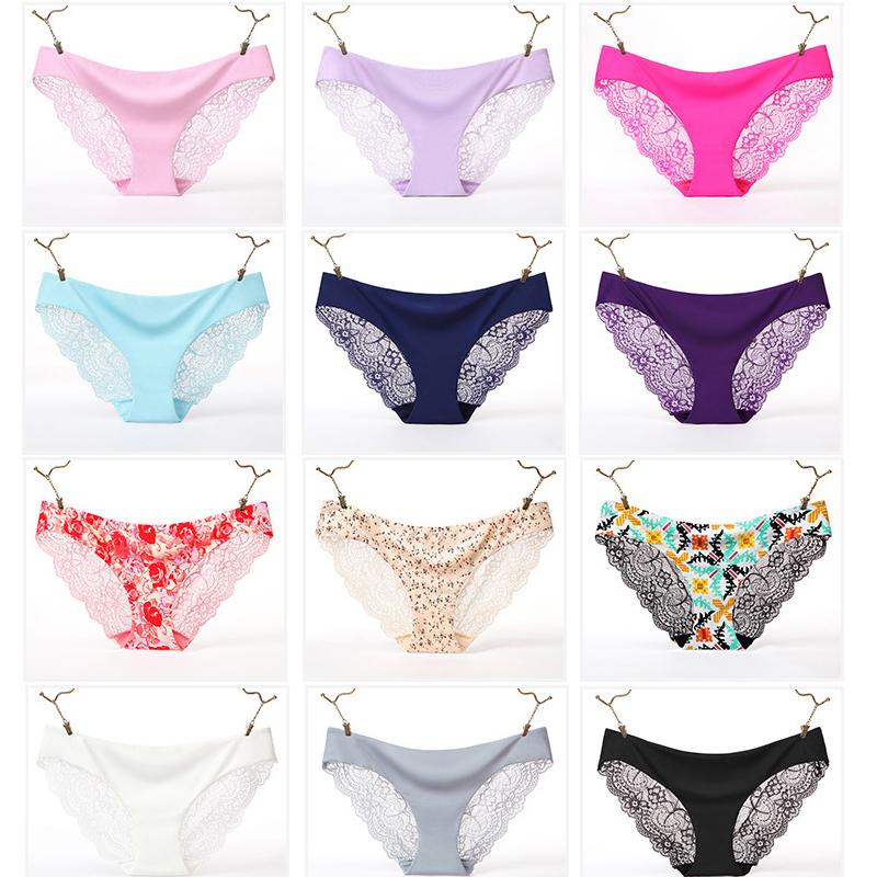 Women' Panties 4pc/set Womens Briefs Ladies Sexy Satin Silky Lace Seamless Low Waist Knickers
Women' Panties 4pc/set Womens Briefs Ladies Sexy Satin Silky Lace Seamless Low Waist Knickers