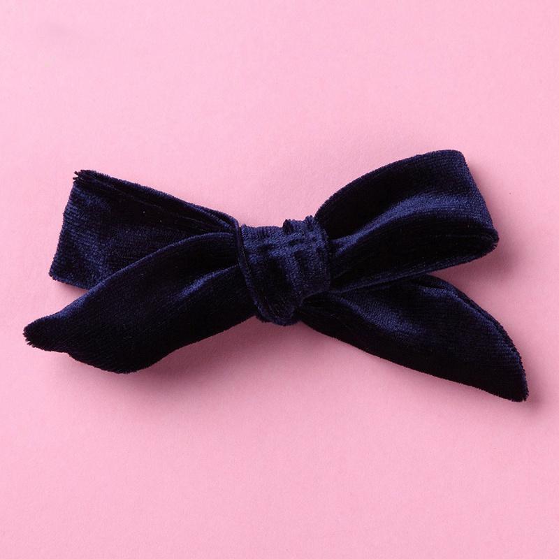 Girls Velvet Bow Hair Clips Lovely Princess Hairbands Kids Baby Bows Barrettes Baby Hairs Clips Children Accessories