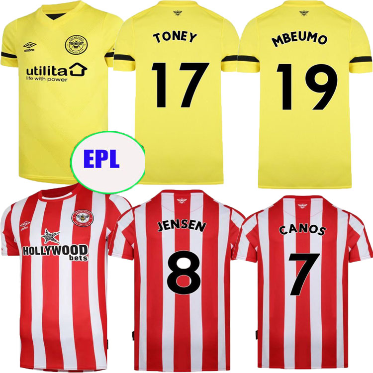 FC Brentford 21 soccer jersey home away yellow Fosu MBEUMO TONEY Dasilva Forss CANOS camisetas 2021 2022 maillot de foot adult men kit football shirts top thailand, 21 22
FC Brentford 21 soccer jersey home away yellow Fosu MBEUMO TONEY Dasilva Forss CANOS camisetas 2021 2022 maillot de foot adult men kit football shirts top thailand, 21 22