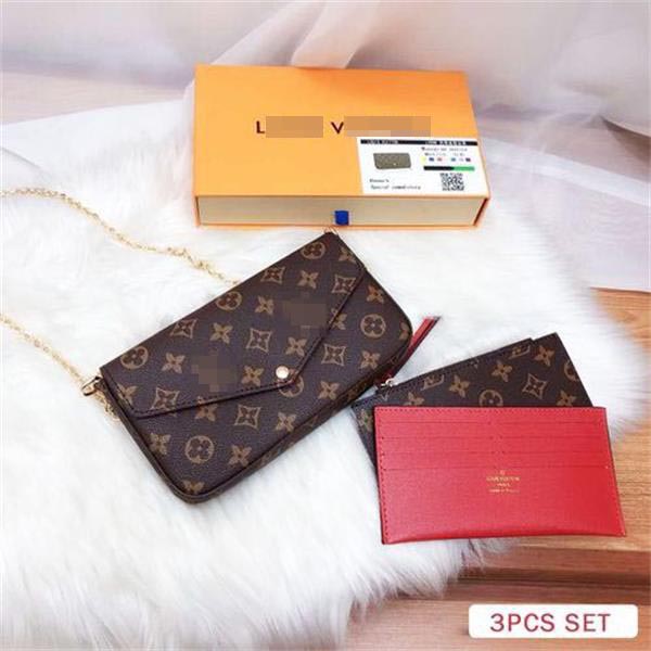 LVLouisVitton 3 PCS set MULTI POCHETTE Bag Designer Handbags Women Chain Evening Shoulder Bags Fashion Messenger Handbag P, Red;black
LVLouisVitton 3 PCS set MULTI POCHETTE Bag Designer Handbags Women Chain Evening Shoulder Bags Fashion Messenger Handbag P, Red;black