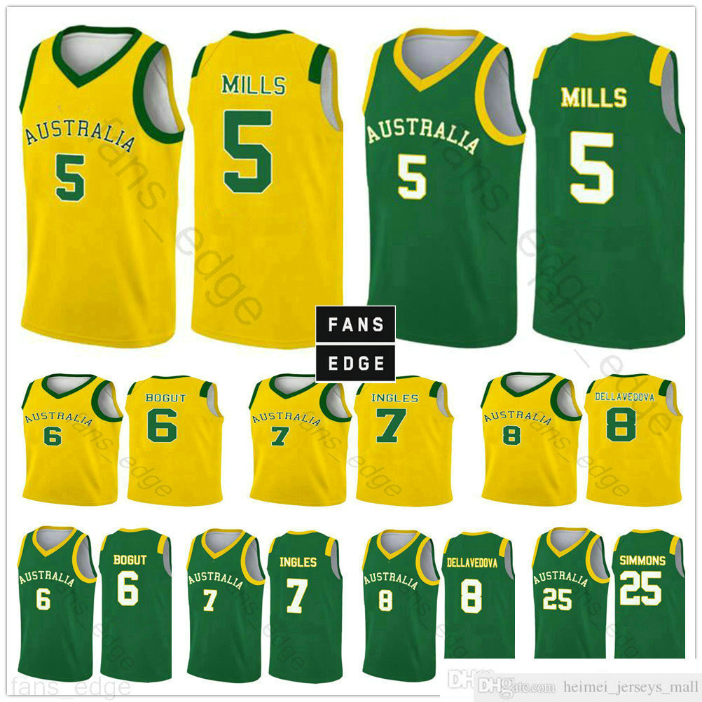 2019 World Cup Team Australia Basketball Jerseys 5 Patty Mills 12 Aron Baynes 8 Matthew Dellavedova 6 Andrew Bogut Custom Printed Shirt, Black
2019 World Cup Team Australia Basketball Jerseys 5 Patty Mills 12 Aron Baynes 8 Matthew Dellavedova 6 Andrew Bogut Custom Printed Shirt, Black