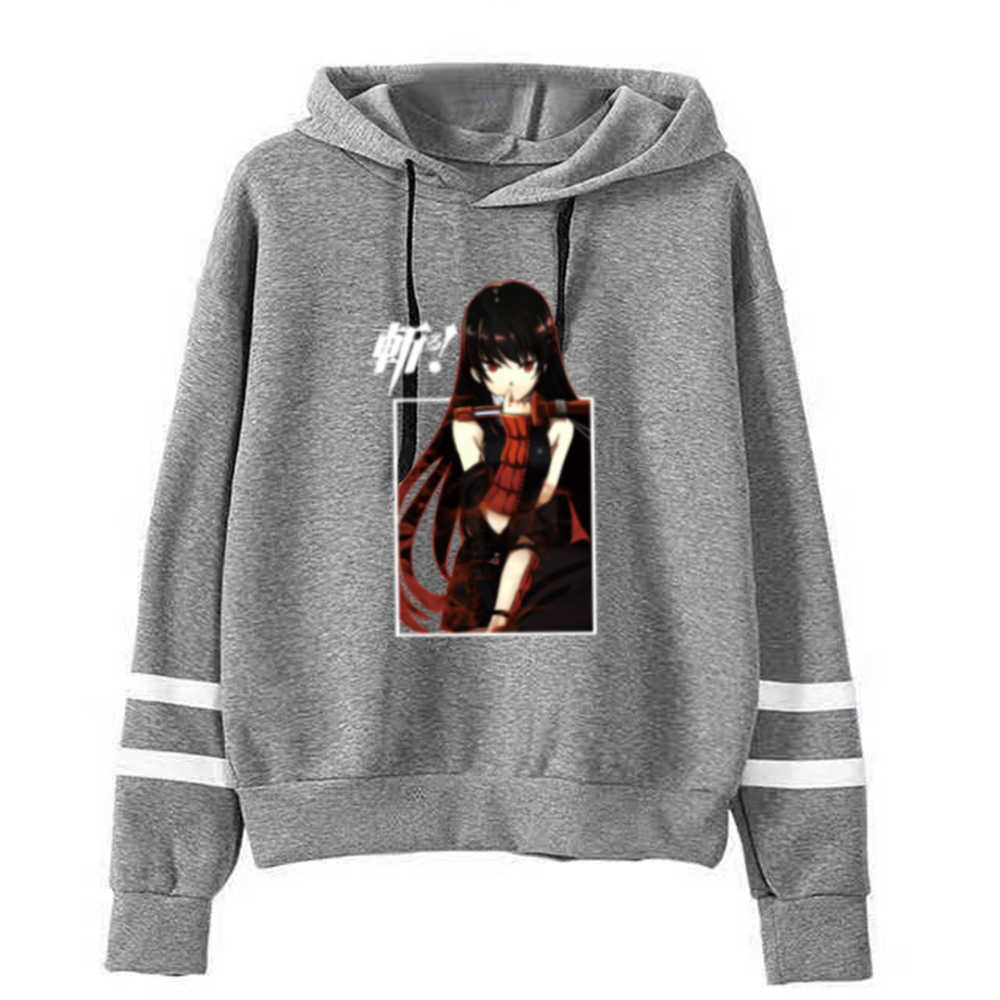 Akame Ga Kill Anime Hoodie Fashion Long Sleeve Casual Hip Hop Uniex Y0804