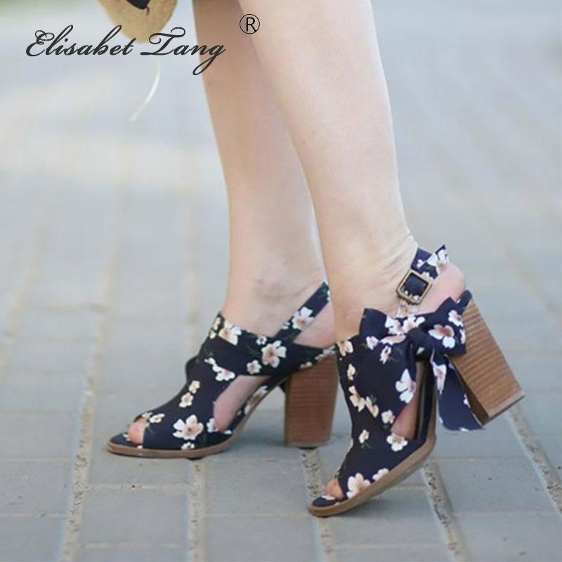 ElisabetTang Women Gladiator Strap Shoes Thick High Heels Open Toe Summer Fashion Bohemia Floral Sandals Sweet Black
ElisabetTang Women Gladiator Strap Shoes Thick High Heels Open Toe Summer Fashion Bohemia Floral Sandals Sweet Black