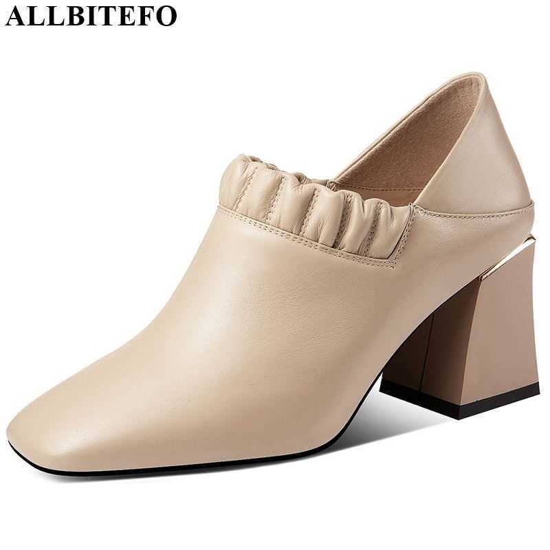 ALLBITEFO fashion sexy office women heels natural genuine leather high heel shoes elegant spring square toe ladies shoes 210611, As picture
ALLBITEFO fashion sexy office women heels natural genuine leather high heel shoes elegant spring square toe ladies shoes 210611, As picture