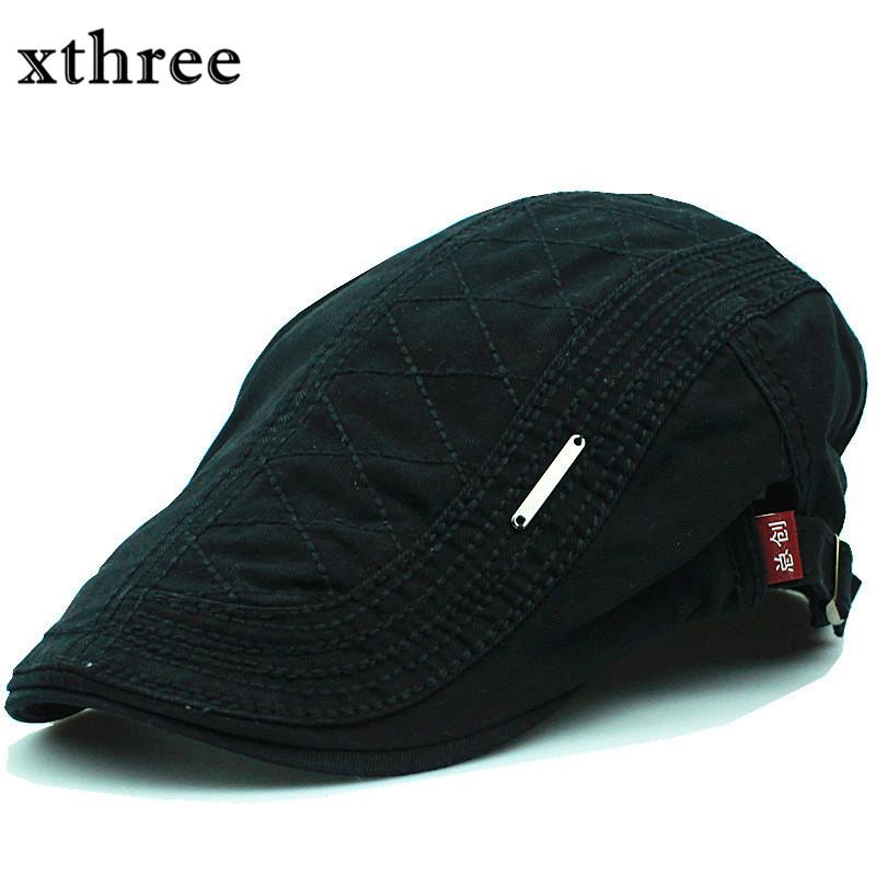 Visors Xthree Fashion Beret Cap Cotton Hats For Men And Women Sunhat Gorras Planas Flat Caps Adjustable Berets, Blue;gray
Visors Xthree Fashion Beret Cap Cotton Hats For Men And Women Sunhat Gorras Planas Flat Caps Adjustable Berets, Blue;gray
