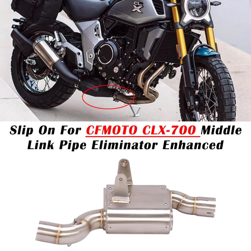 Motorcycle Exhaust System Slip On For CFMOTO CLX-700 Escape Modify Connection 51mm Middle Link Pipe Eliminator Enhanced Cotton
Motorcycle Exhaust System Slip On For CFMOTO CLX-700 Escape Modify Connection 51mm Middle Link Pipe Eliminator Enhanced Cotton