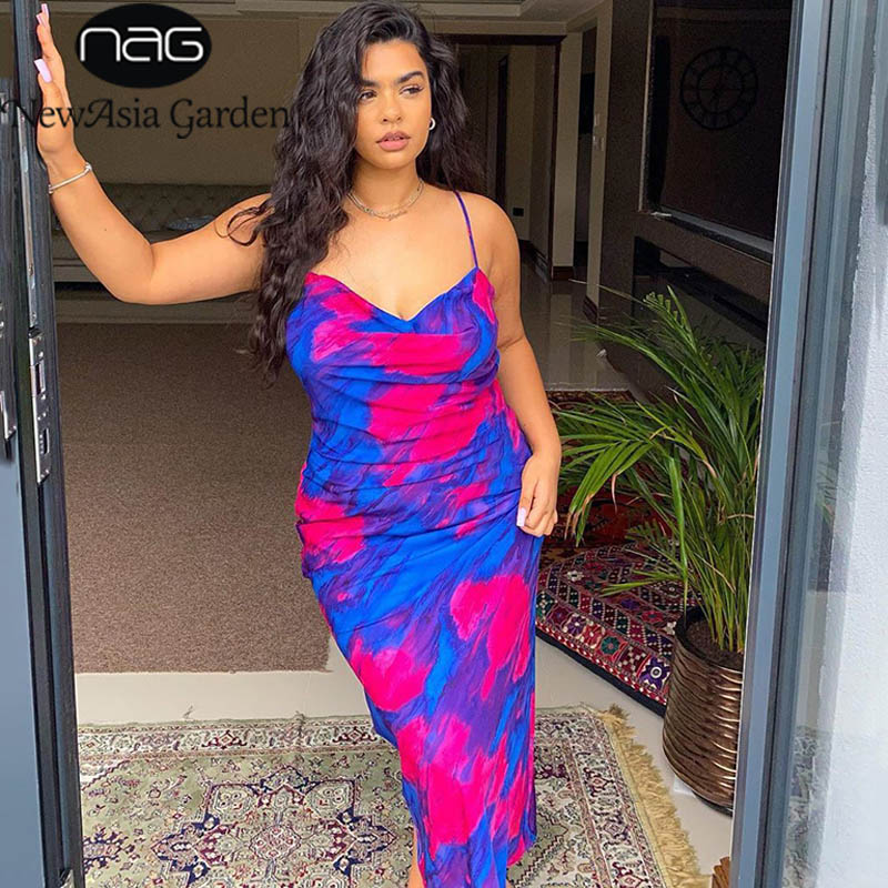 NewAsia Summer Woman Print Dress Paghetti Straps Sexy Backless Sleeveless Blue Maxi Dress Women Clothing Party Dresses 2021 New
NewAsia Summer Woman Print Dress Paghetti Straps Sexy Backless Sleeveless Blue Maxi Dress Women Clothing Party Dresses 2021 New