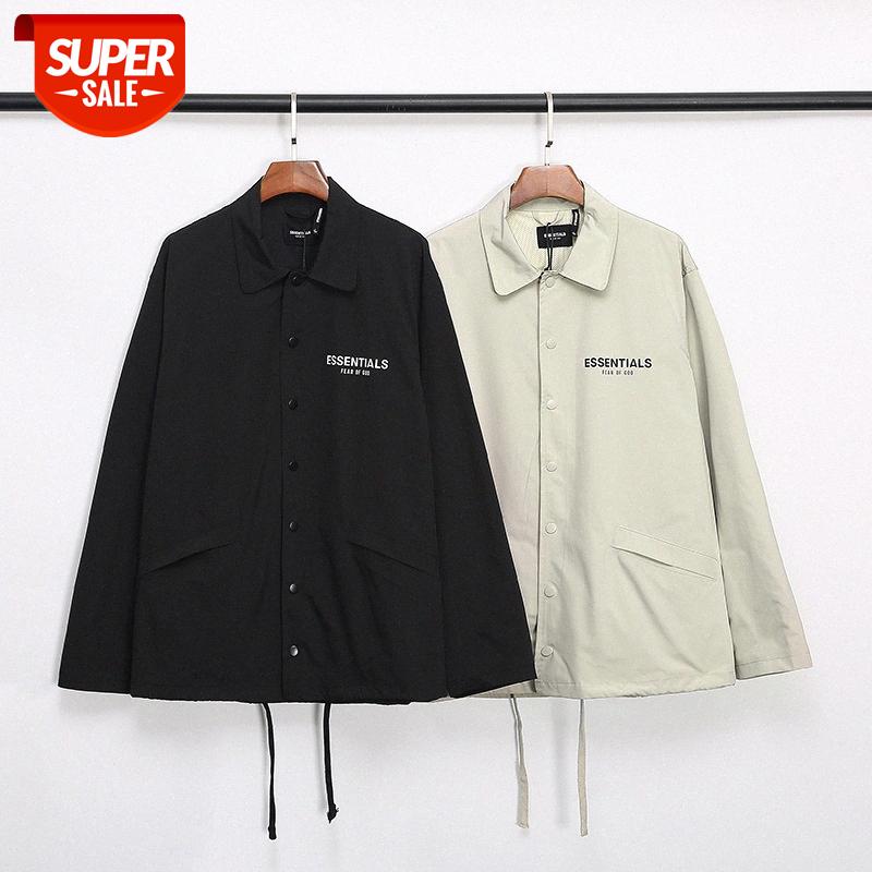 FOG multi-line ESSENTIALS 3M reflective letters LOGO coach jacket windbreaker #oD5K, Black
FOG multi-line ESSENTIALS 3M reflective letters LOGO coach jacket windbreaker #oD5K, Black