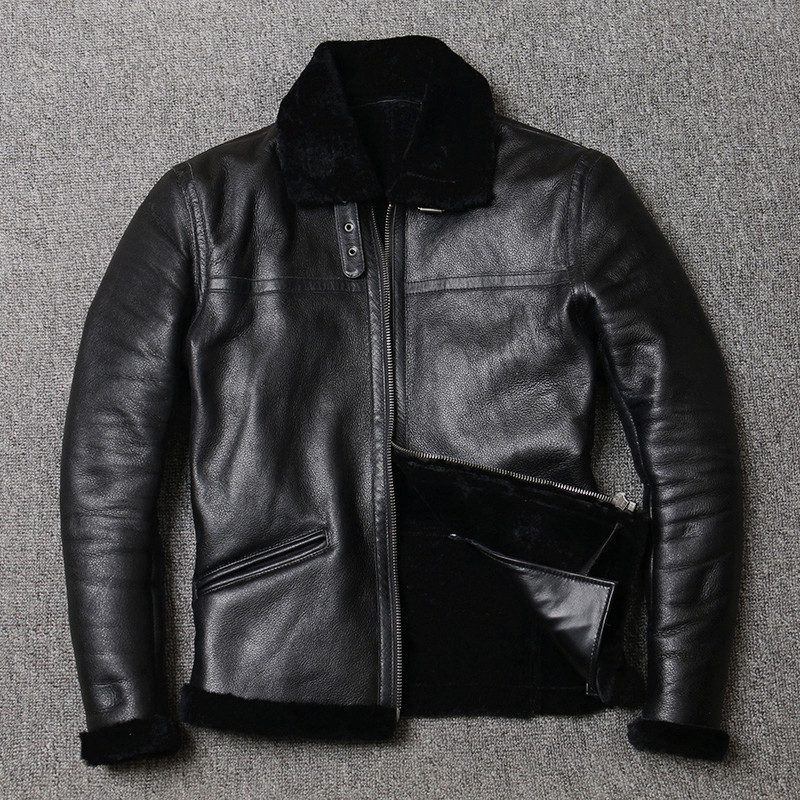 Autumn Winter Fur Leather Jacket Mens Warm Bomber Jackets Casual Coats Retro Wool Classic Tops Windbreakers Thickening Snow Overcoat Big Size, Black
Autumn Winter Fur Leather Jacket Mens Warm Bomber Jackets Casual Coats Retro Wool Classic Tops Windbreakers Thickening Snow Overcoat Big Size, Black